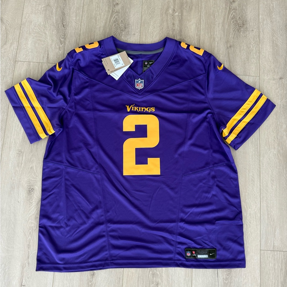 Nike NFL Justin Jefferson Minnesota Vikings jersey men’s XXL MSRP $175 NWT